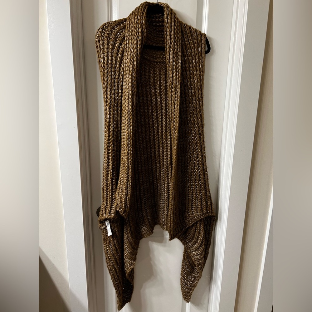 High Low Sweater Vest - one size